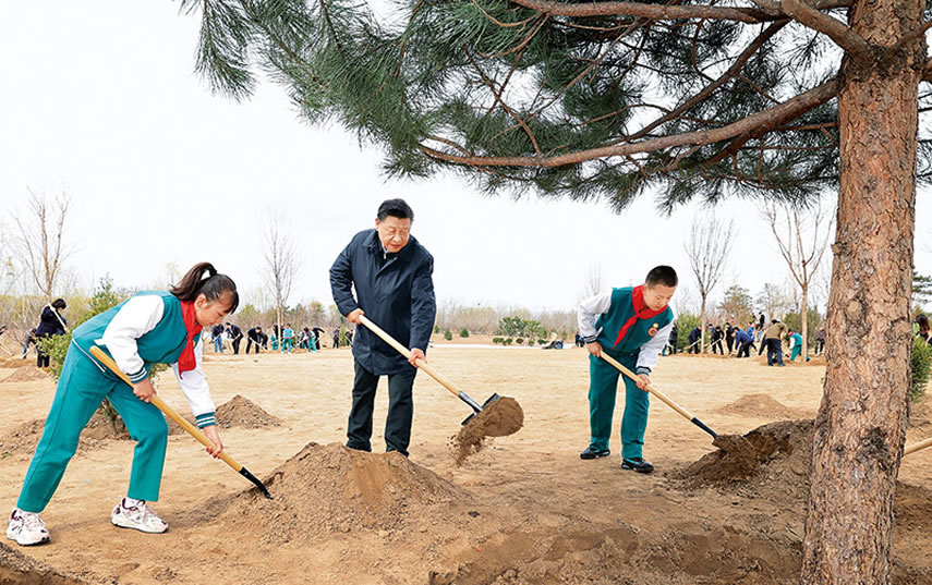 习近平：努力建设人与自然和谐共生的现代化